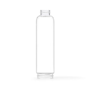 Ersatz-Glaskörper aus Borosilikatglas für eine Tee-Flasche mit doppelter Öffnung.